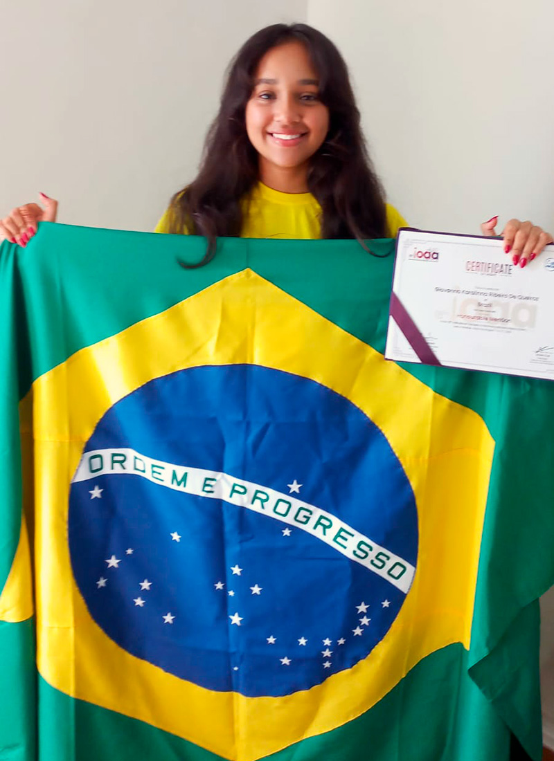 Astronomia e Astrofísica – IOAA: Giovanna Karolinna conquista menção honrosa na Índia